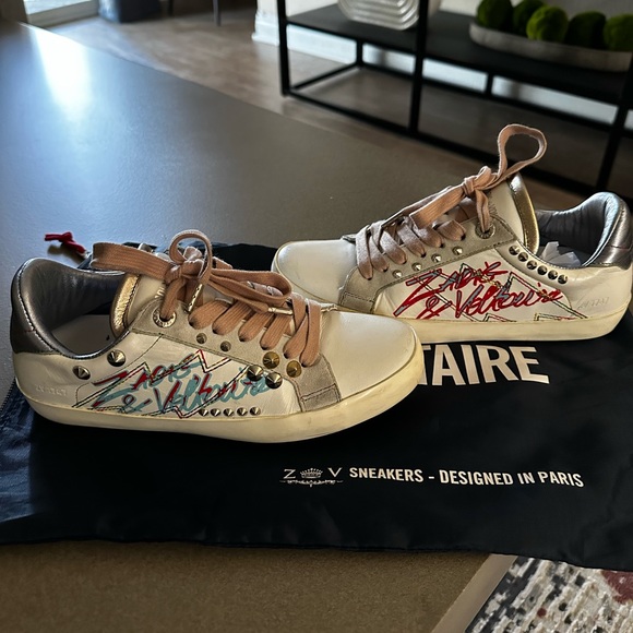 Zadig & Voltaire women’s sneakers size 37 - Picture 1 of 4